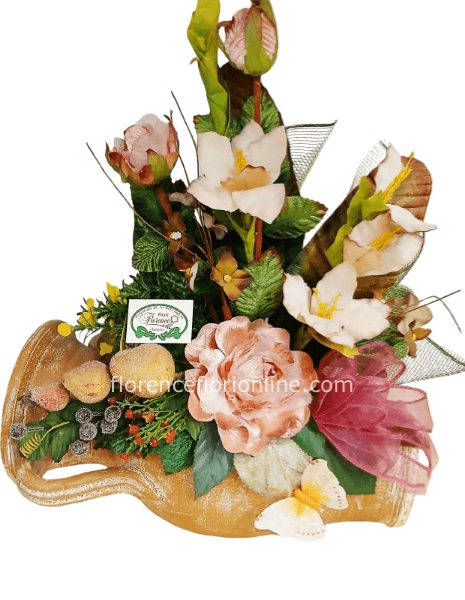 Anfora con Fiori Artificiali