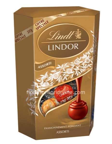 Cuore Lindt 178 gr. » Fiorista consegna fiori e piante a domicilio a Gaeta.  Acquisto e invio online di fiori a Gaeta e Formia.