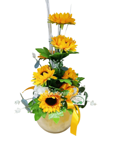 Composizione di Girasoli Artificiali